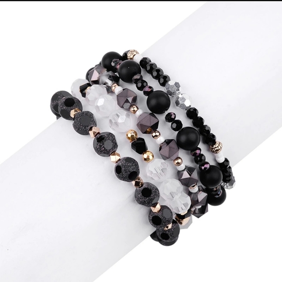 Beautiful Trendy 5Pc/Set Multilayer Natural Stone - Picture 5 of 8